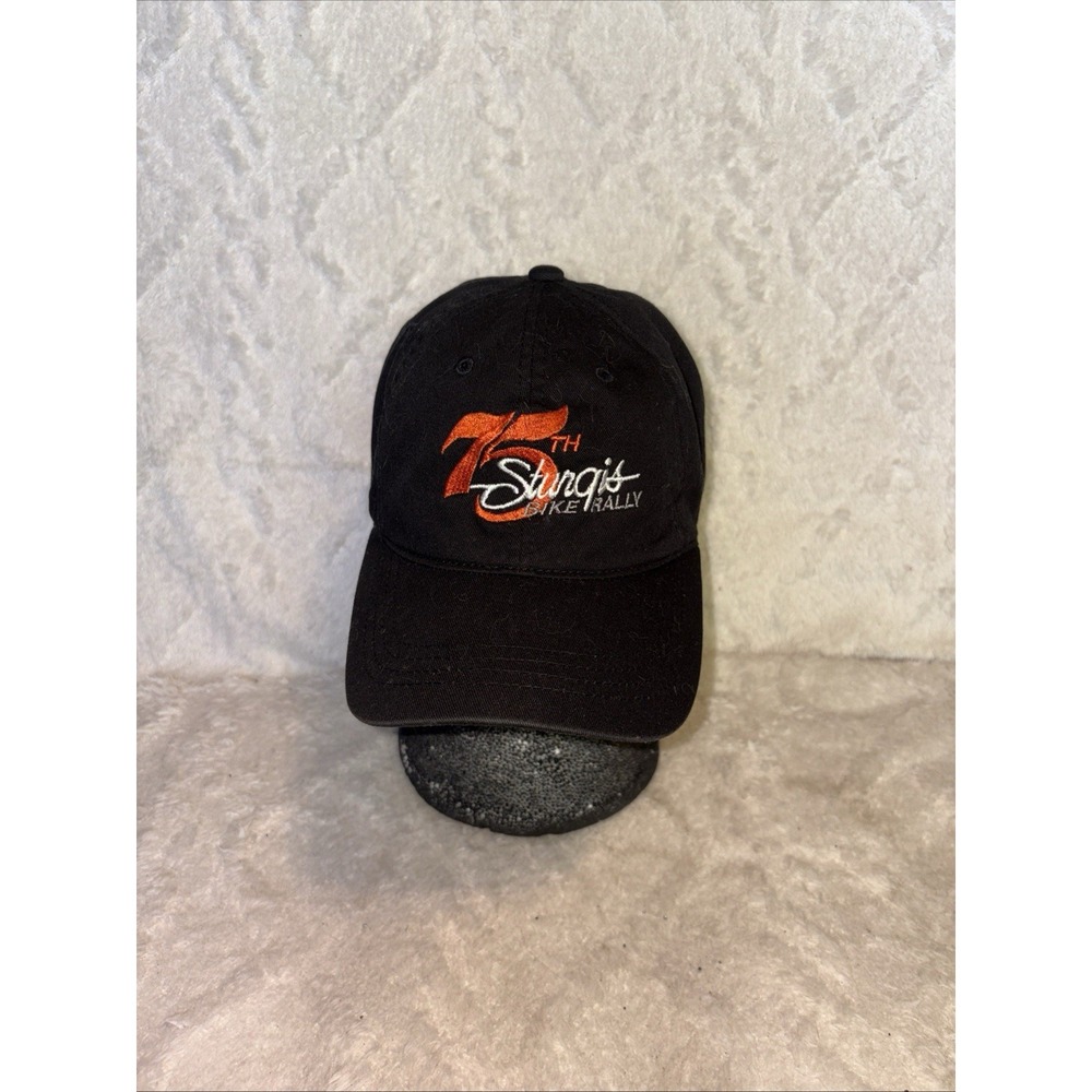 Sturgis Hat 2015 75th‎ Anniversary Strapback Adjustable Cap Motorcycle Harley